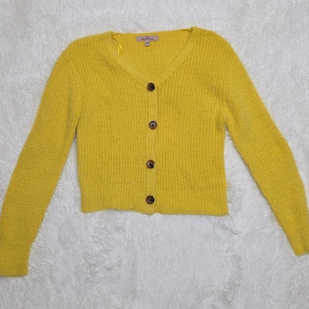 Love Tree Button-Up Cardigan. Size M